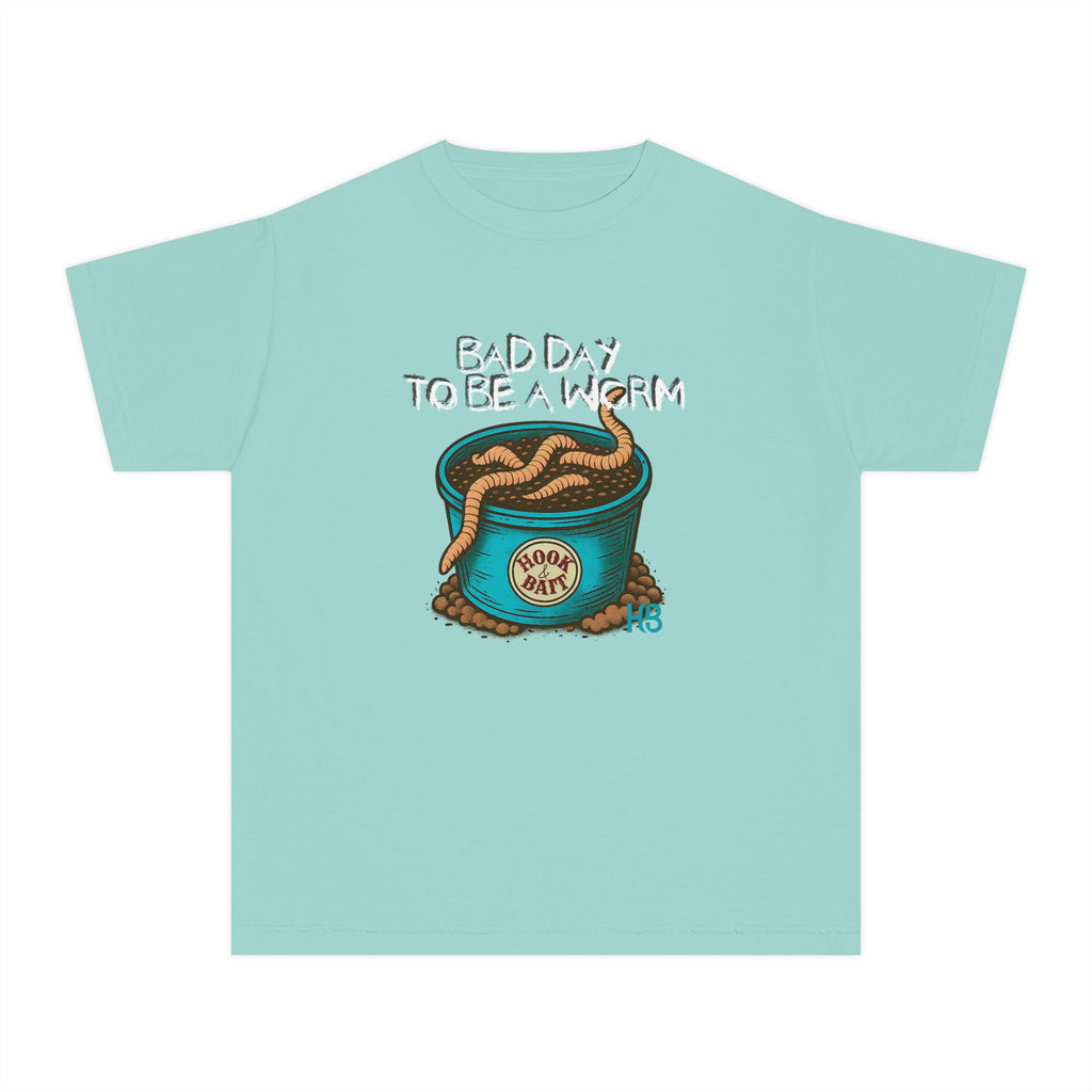 Youth Hook & Bait Worm Tee