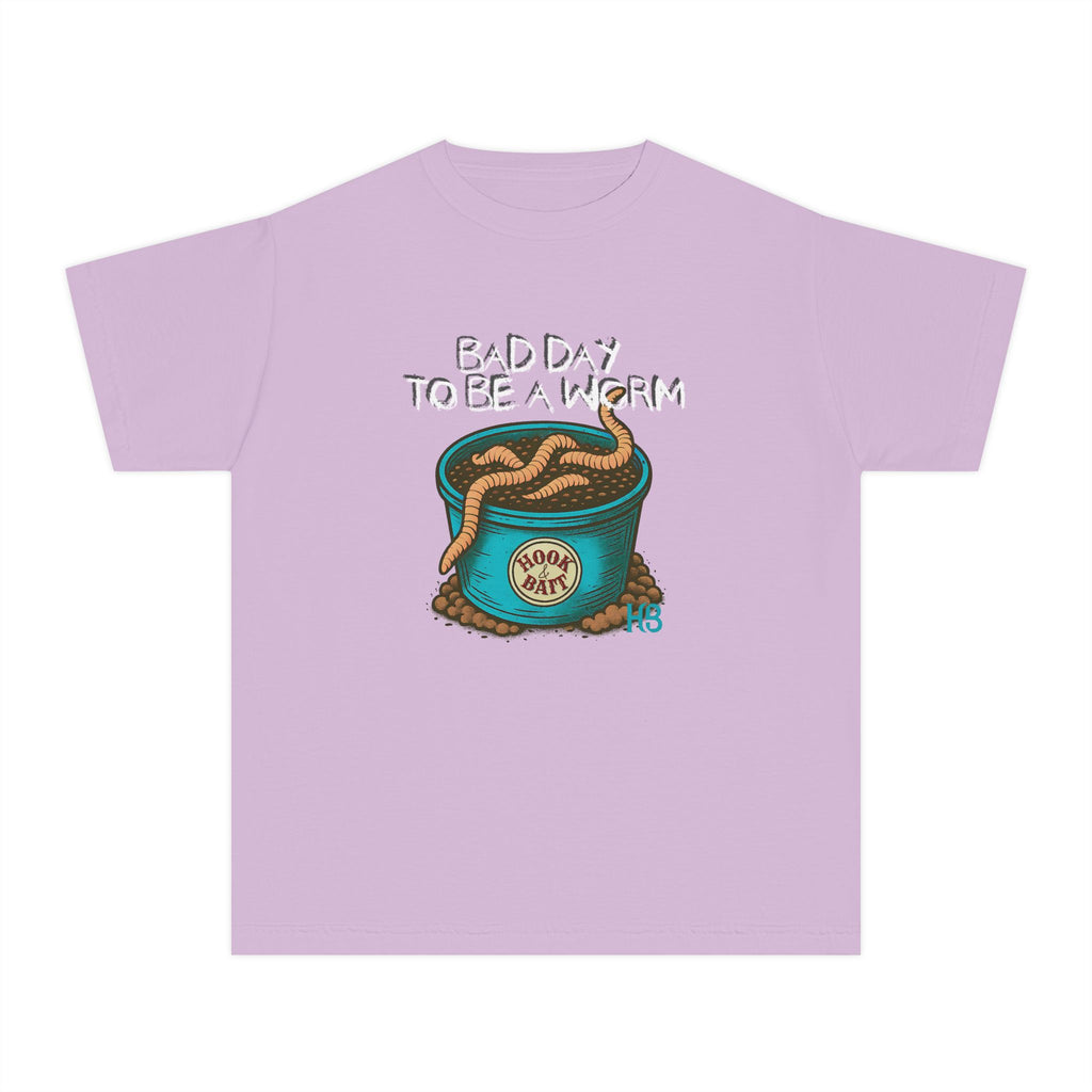 Youth Hook & Bait Worm Tee