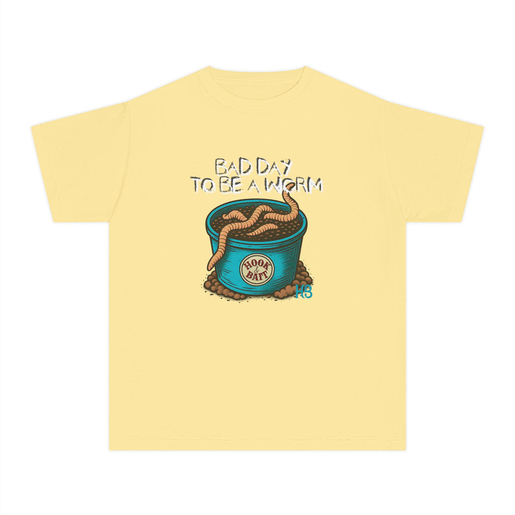 Youth Hook & Bait Worm Tee
